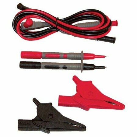 AEMC Leads with Test Probes and Alligator Clips for the 1026 & CA7027, Colour Coded, 4ft, 2PK AEMC